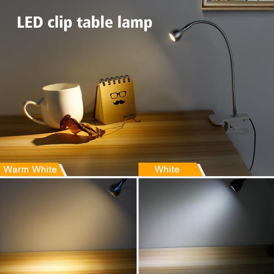 Eyes Protection LED Desk Light Clamp Lamp - foxberryparkproducts