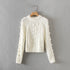 Classy Cable Crew Neck Sweater - foxberryparkproducts