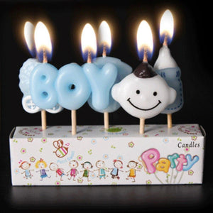 Birthday Candle Kids Gift Cartoon Alphabet - foxberryparkproducts