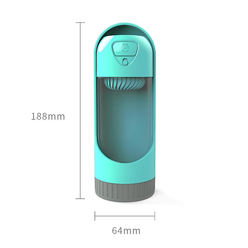 Portable Pet Dog Water Bottle Dispenser Travel Dog Bowl - foxberryparkproducts
