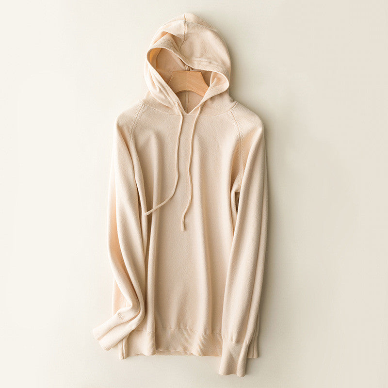 Women's sweaters thin section loose sweater hooded sweater - foxberryparkproducts