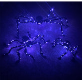 New Halloween Glowing Plush Spider Decoration Prop - foxberryparkproducts