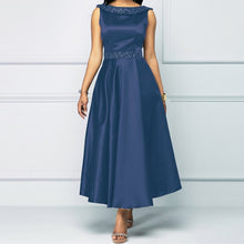 Load image into Gallery viewer, Vintage Elegant Sleeveless Dress - foxberryparkproducts

