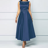 Vintage Elegant Sleeveless Dress - foxberryparkproducts