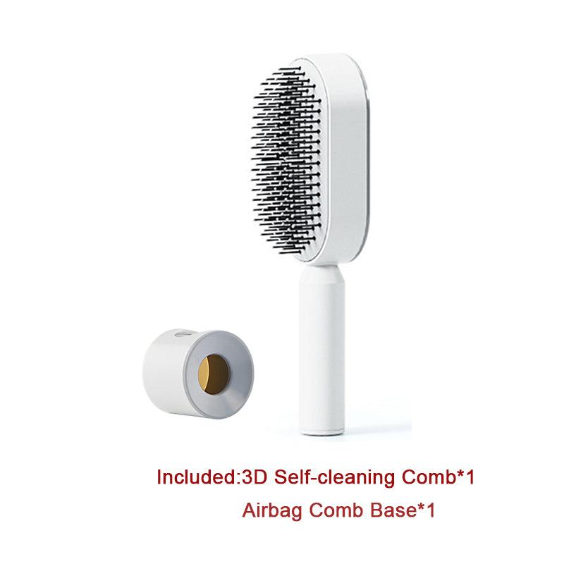 Self Cleaning Hair Brush For Women - foxberryparkproducts
