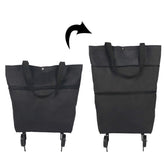 Folding Shopping Pull Cart Trolley Bag With Wheels Foldable Shopping Bags  Reusable Grocery Bags Food Organizer Vegetables Bag - foxberryparkproducts