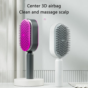 Self Cleaning Hair Brush For Women - foxberryparkproducts