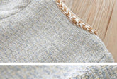 Girls teens party dress chic Dress Suits 2pic Elegant Autumn Winter Fragrance Vest - foxberryparkproducts