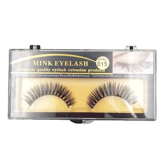 Natural Eyelashes 100%  Lightweight Mink Eyelashes Wispy / Volume Lashes - foxberryparkproducts