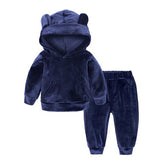 Sport Suit Children Clothing Sets Boys Girls Outfits Winter Gold Velvet Tracksuit Autumn Boy Clothes 1 2 3 4 5 6 7 8 Years - foxberryparkproducts