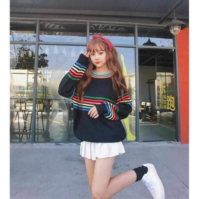 Candy Stripes Sweater - foxberryparkproducts