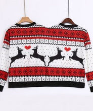 Load image into Gallery viewer, Christmas Couples Sweater - Two Person Ugly Sweater - foxberryparkproducts

