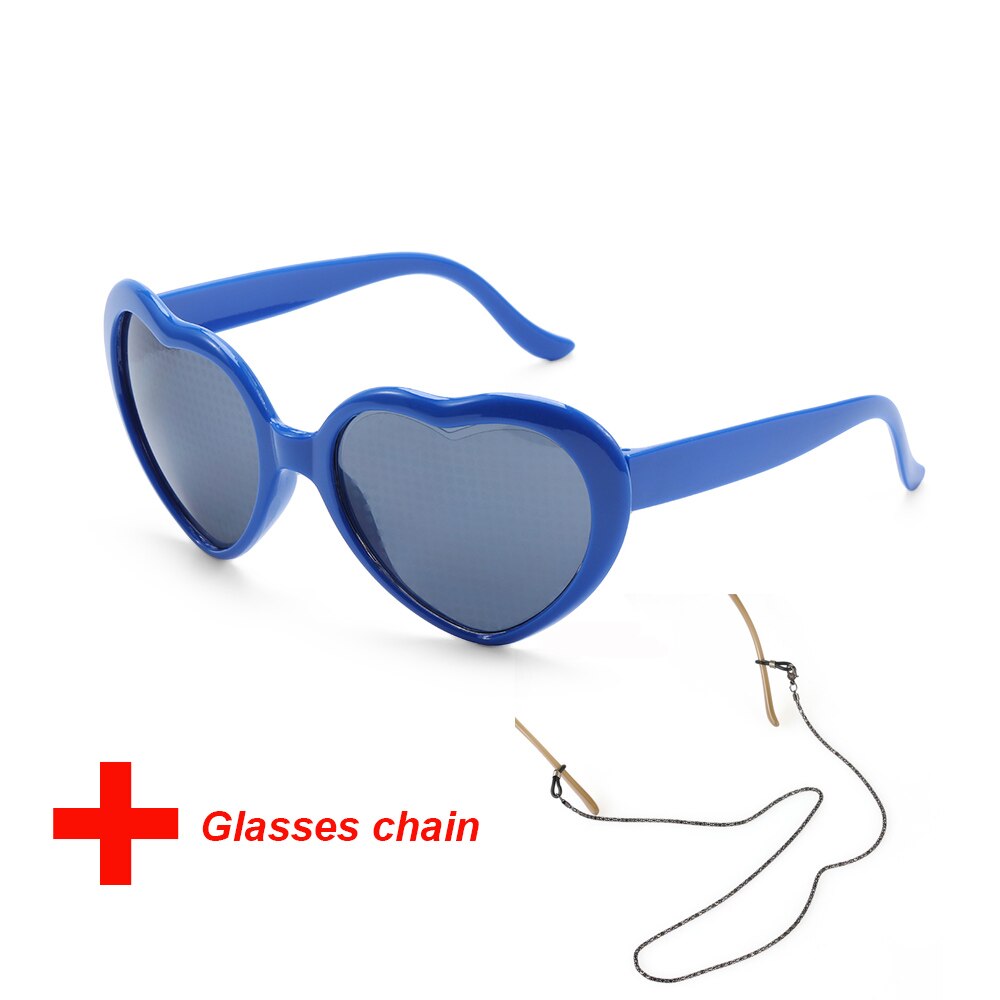 Love Heart Shaped Effects Glasses - foxberryparkproducts