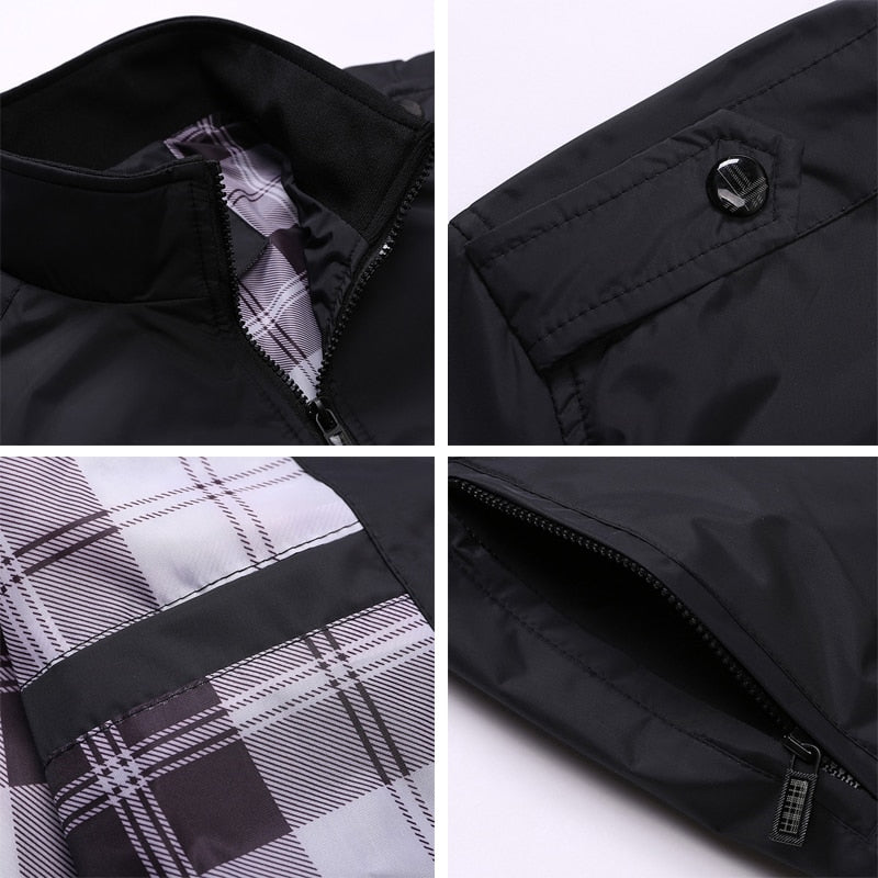 Mens Jackets Spring Autumn Casual Coats - foxberryparkproducts