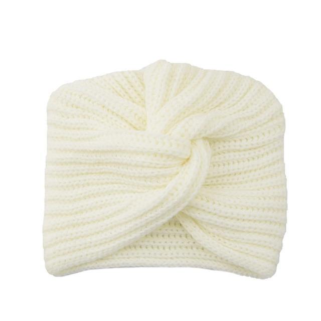 Muslim inner hijab caps bohemia turban cashmere cross wrap head Indian hat - foxberryparkproducts