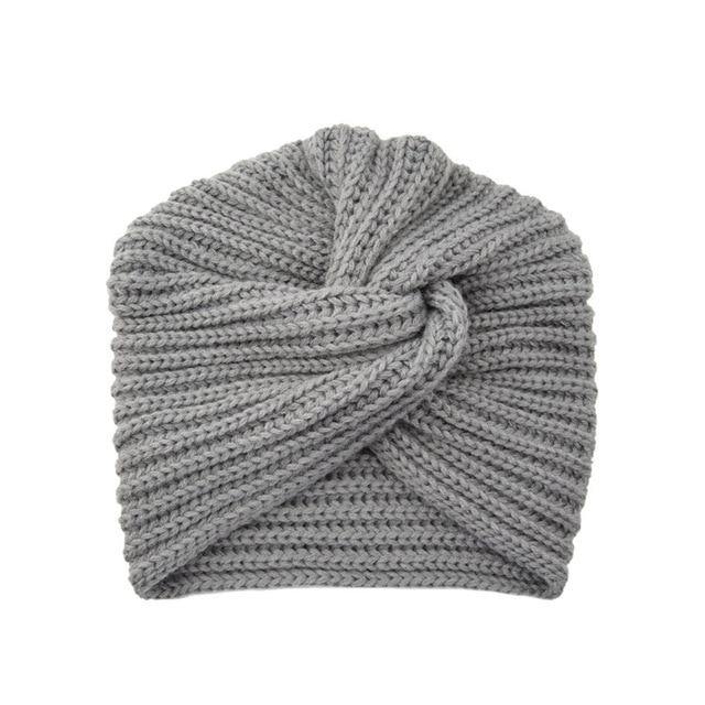 Muslim inner hijab caps bohemia turban cashmere cross wrap head Indian hat - foxberryparkproducts