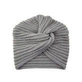 Muslim inner hijab caps bohemia turban cashmere cross wrap head Indian hat - foxberryparkproducts