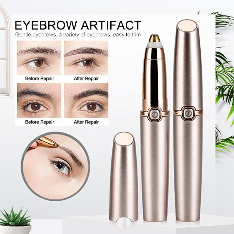 Painless Electric Eyebrow Epilator Pen Lip Face Hair Razor Hair Remover Eyebrow Trimmer Shaver Makeup Cosmetic Tools - foxberryparkproducts