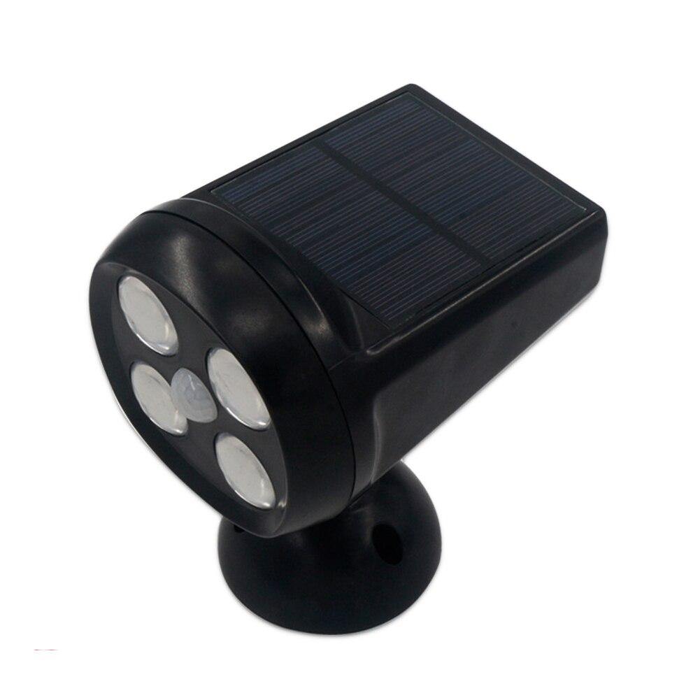 360 Degree Rotation Motion Sensor Solar Powered ED Spotlight - foxberryparkproducts