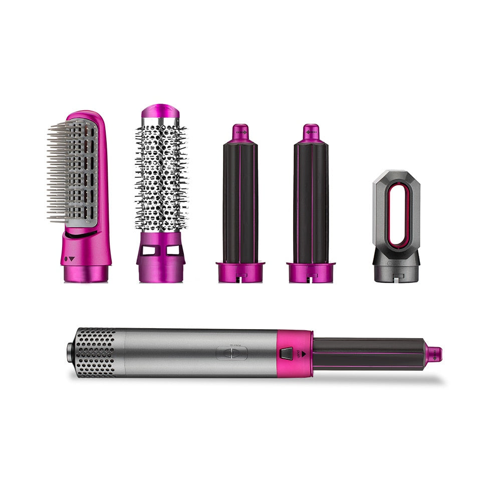 Electric Hair Dryer Blow Dryer Hair Curling Iron Rotating Brush Hairdryer - foxberryparkproducts