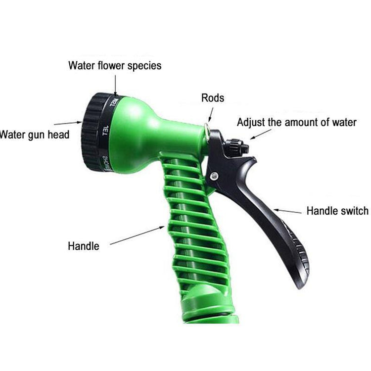 25FT Flexible Garden Hose Expandable High Pressure Spray Gun - foxberryparkproducts