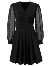 Load image into Gallery viewer, Women&#39;s Autumn And Winter New Fashion V-Neck Jacquard Dress
