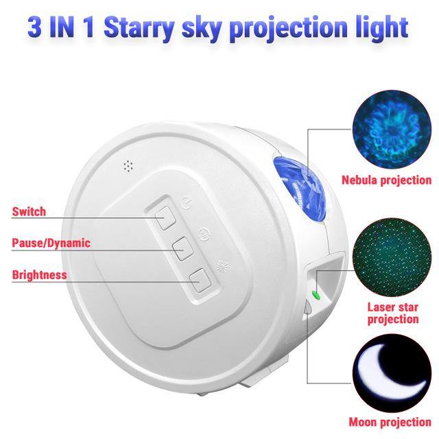 Starry Sky Projector Star Night Light - foxberryparkproducts