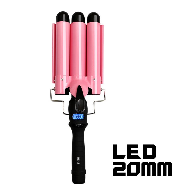 New Arrival Hair Curling Iron LED Ceramic Triple Barrel Hair Curler Irons - foxberryparkproducts
