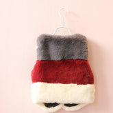 Melario Outerwear&Coats New autumn Winter Fashion Thick Warm Faux Fur Vest cute V-Neck Fur Patchwork Vest Girls clothes - foxberryparkproducts