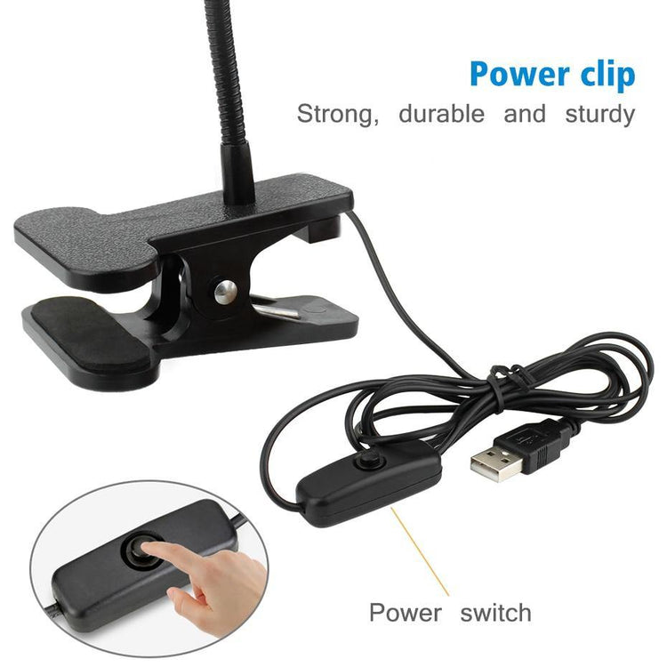 Eyes Protection LED Desk Light Clamp Lamp - foxberryparkproducts