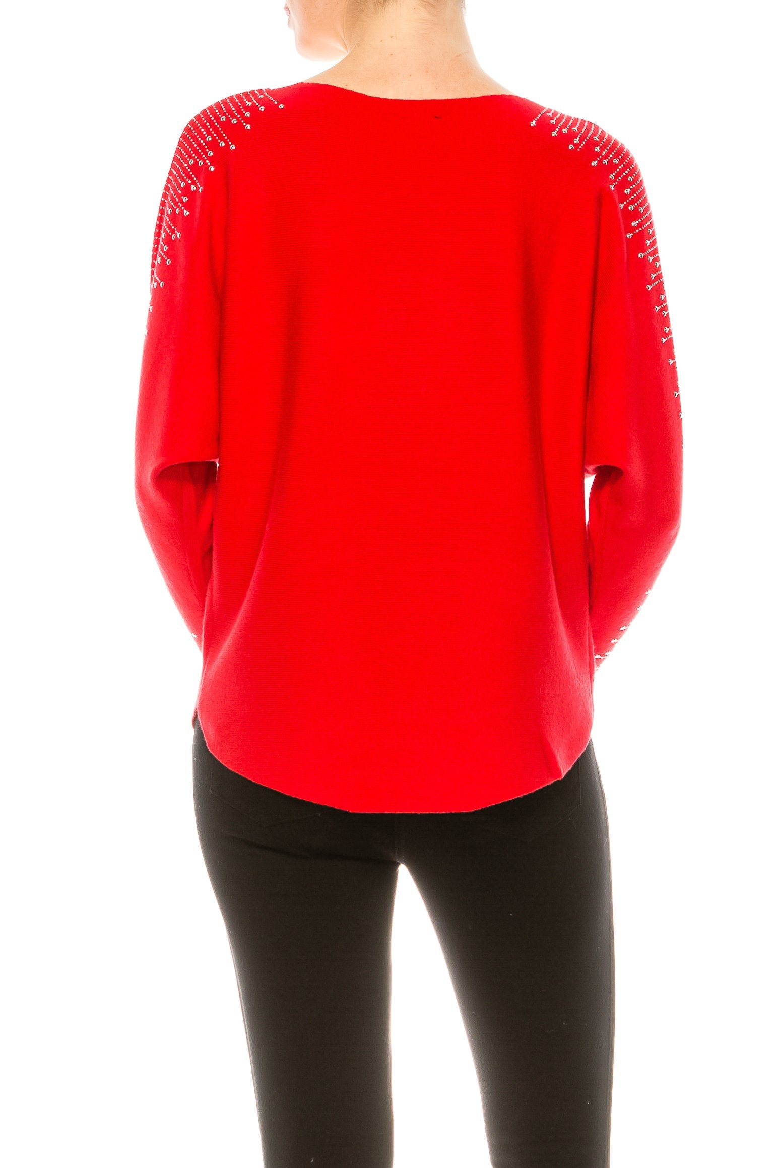 Aaeda Dolman Long Sleeve Sweater Top (More Colors) - foxberryparkproducts