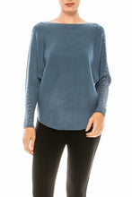 Load image into Gallery viewer, Aaeda Dolman Long Sleeve Sweater Top (More Colors) - foxberryparkproducts
