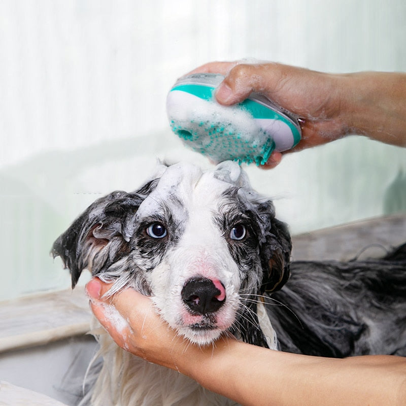 Pet Dog Bath Brush Comb Pet SPA Massage Brush - foxberryparkproducts