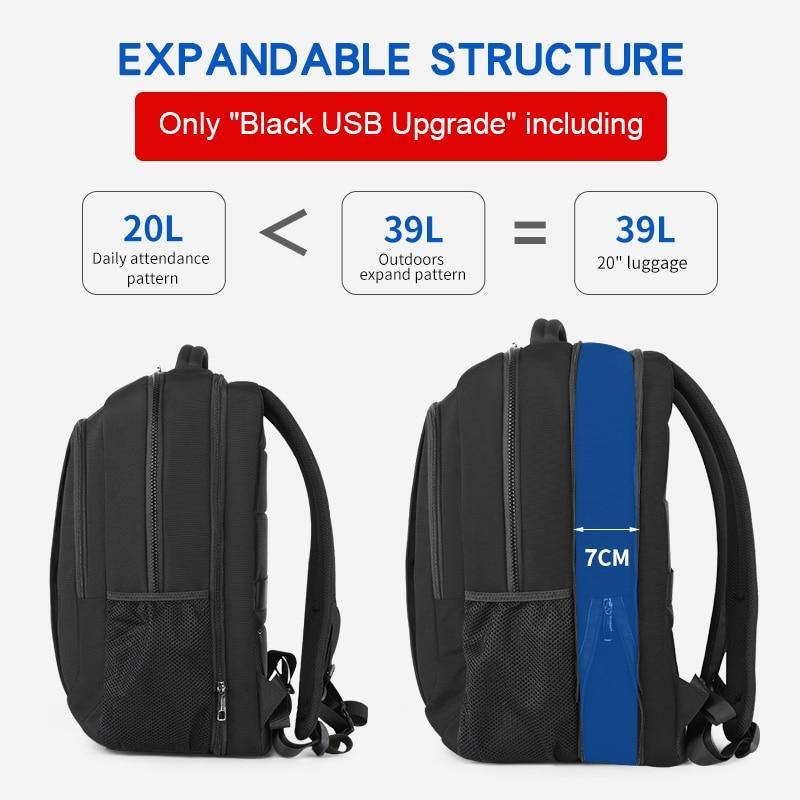 Anti Theft Nylon 27L Men 15.6 inch Laptop Backpacks - foxberryparkproducts