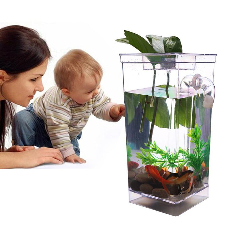My Fun Fish Self Cleaning Tank Complete Aquarium Setup - foxberryparkproducts