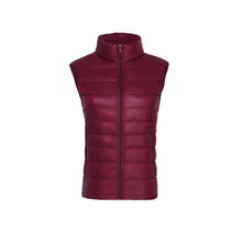 Load image into Gallery viewer, New Women Sleeveless Women&#39;s Ultra Light Down Vests Slim Jacket Girl Gilet Plus Lightweight Windproof Warm Waistcoat - foxberryparkproducts
