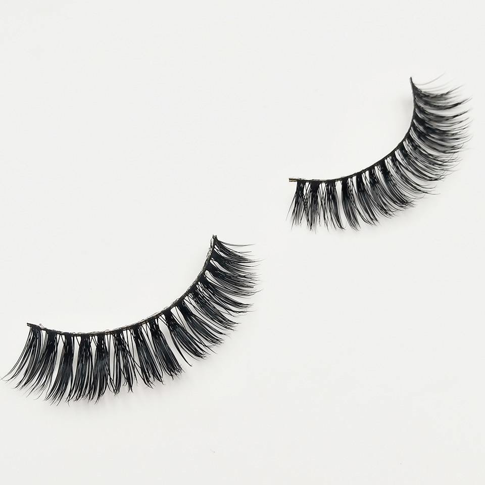 Natural Eyelashes 100%  Lightweight Mink Eyelashes Wispy / Volume Lashes - foxberryparkproducts