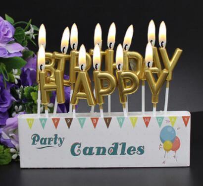 Birthday Candle Kids Gift Cartoon Alphabet - foxberryparkproducts