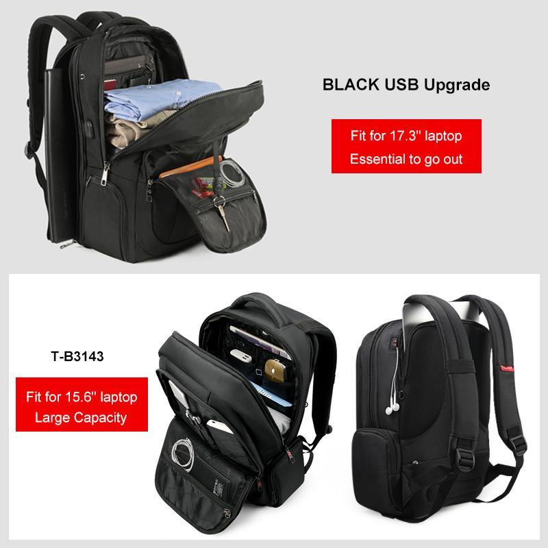 Anti Theft Nylon 27L Men 15.6 inch Laptop Backpacks - foxberryparkproducts