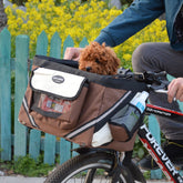Portable Pet dog bicycle carrier bag basket - foxberryparkproducts