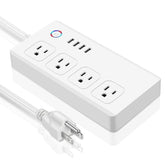 Smart Power Strip,WiFi Power Bar Multiple Outlet Extension Cord - foxberryparkproducts