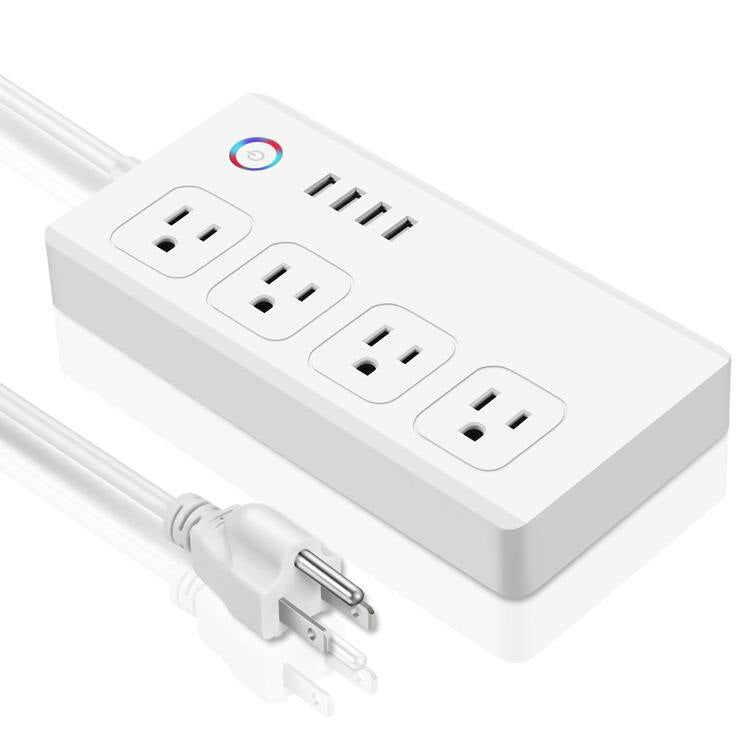 Smart Power Strip,WiFi Power Bar Multiple Outlet Extension Cord - foxberryparkproducts