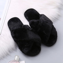 Load image into Gallery viewer, Women&#39;s Warm Winter Faux Fur Home Slippers - foxberryparkproducts
