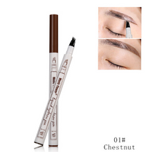 Load image into Gallery viewer, Music Flower Brand Makeup 3 Colors Fine Sketch Liquid Eyebrow Pen - foxberryparkproducts
