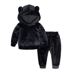 Sport Suit Children Clothing Sets Boys Girls Outfits Winter Gold Velvet Tracksuit Autumn Boy Clothes 1 2 3 4 5 6 7 8 Years - foxberryparkproducts