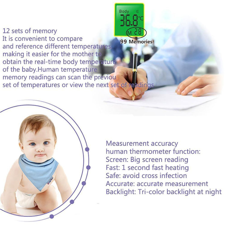 Non-Contact Forehead Temperature Tool High Precision Thermometer - foxberryparkproducts