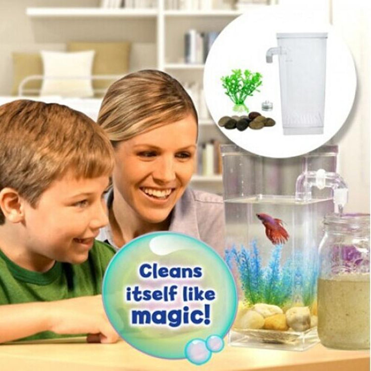 My Fun Fish Self Cleaning Tank Complete Aquarium Setup - foxberryparkproducts