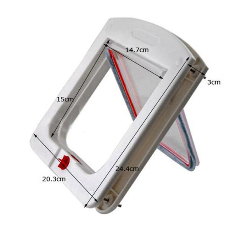 Pet Cat Puppy Dog Gates Door Lockable Safe Flap Door - foxberryparkproducts