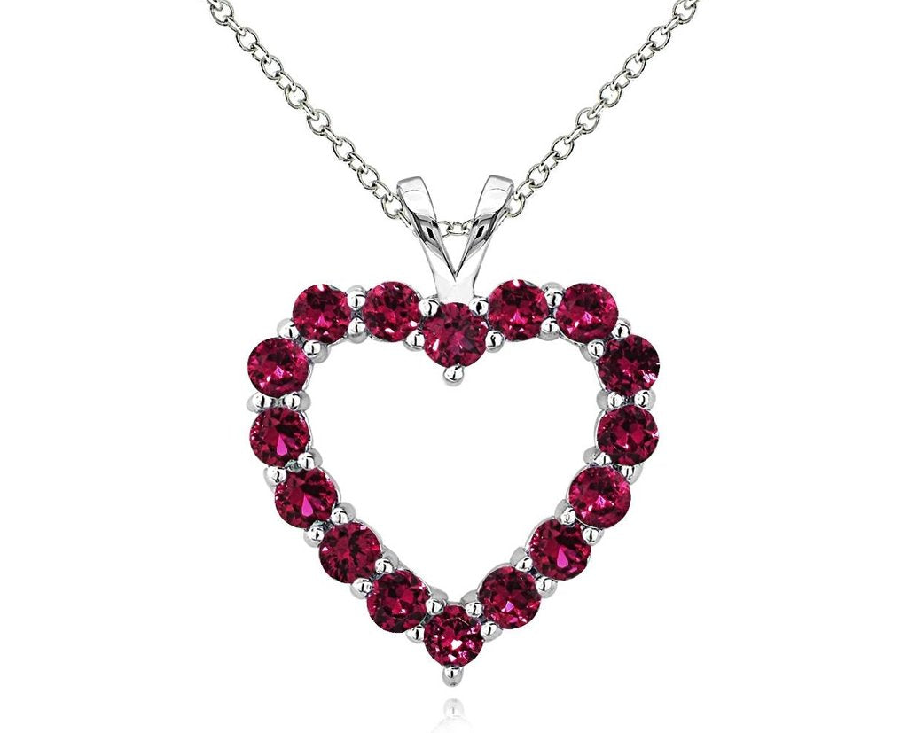 Red Hot Heart Pendant - foxberryparkproducts