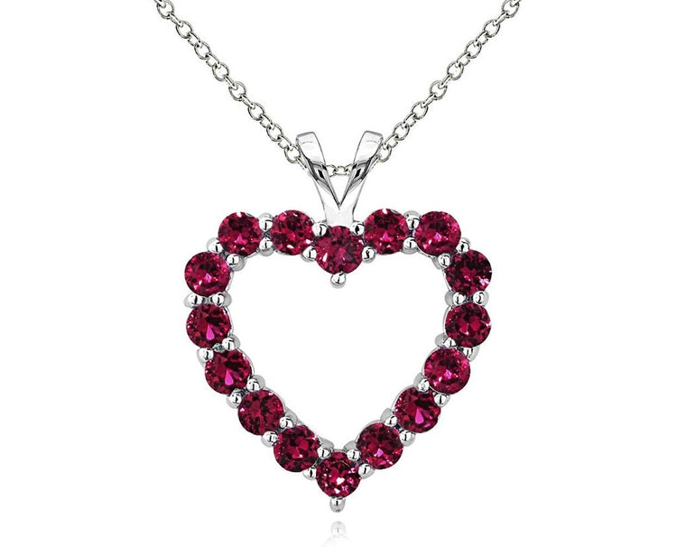 Red Hot Heart Pendant - foxberryparkproducts
